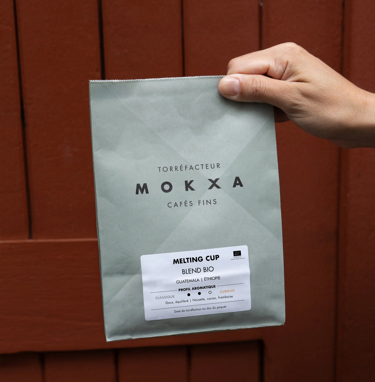 Melting Cup · Ausgewogener Blend von Café Mokxa