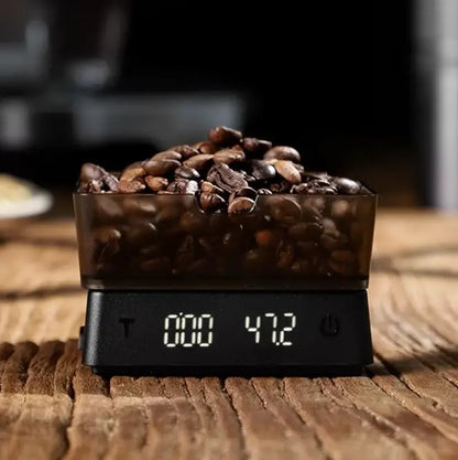 Kaffeewaage Geo-C Lite schwarz - Waage für Espresso und Filterkaffee von Nuttii