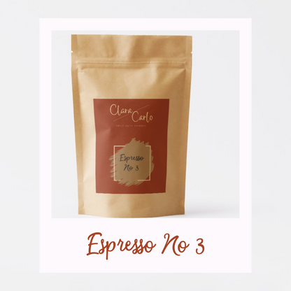 Espressoblend No3 moderner Espresso aus Brasilien, Indien und Äthiopien aus Mannheimer Kaffeerösterei