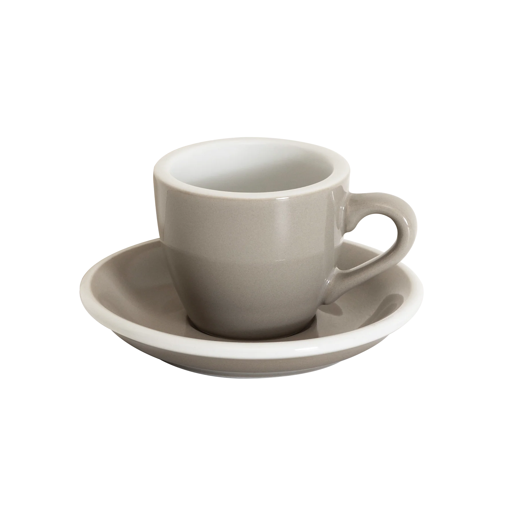 Loveramics Tasse Espresso 80ml Serie Egg Farbe taupe