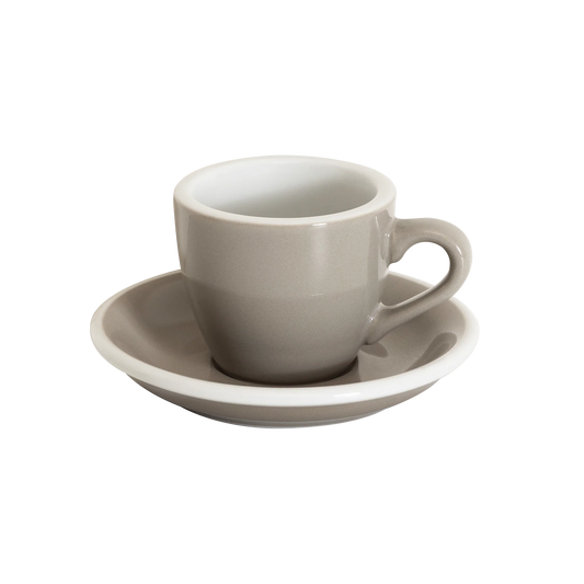 Loveramics Tasse Espresso 80ml Serie Egg Farbe taupe
