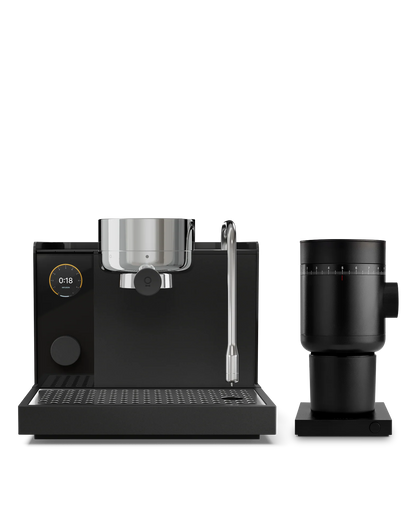 Fellow Espresso Set: Series 1 Siebträgermaschine und Opus Gen 2 Mühle in Schwarz