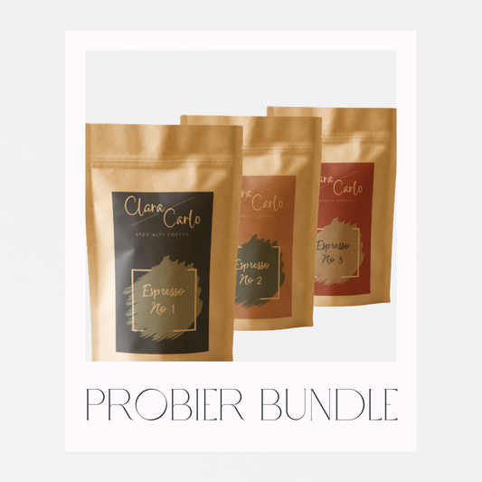 Espresso bundle 3 Packungen 250g Kaffee zum probieren espresso tasting Specialty Coffee Mannheimer Kaffeerösterei