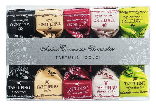 Tartufini Dolci Misti- italienische Schokoladentrüffel im 10er Etui